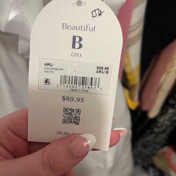 ARULA White Ruffle Sleeve Mini Dress - Picture 5 of 6